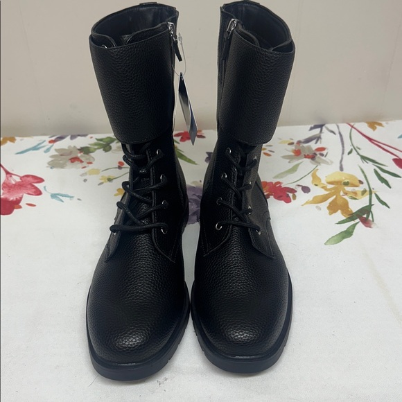 AEROSOLES Black Combat Boots - Picture 6 of 11